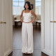 Solid Color Sling Loungewear Two Piece Pants Set GPKJ-MR51190
