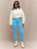 Contrast Color Yoga Sport Two Piece Pants Set CH-25081