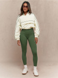 Contrast Color Yoga Sport Two Piece Pants Set CH-25081