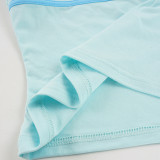 Gradient Contrast Color Sport Two Piece Pants Set GPKJ-MR52002