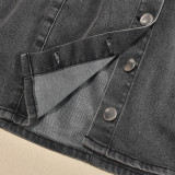 Fashion Sling Denim Mini Dress GNZD-51200DHD