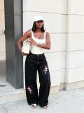 Plus Size Fashion Straight Jeans GYLN-0645