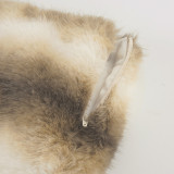 Gradient Striped Fur Mini Skirts GPKJ-MR52030