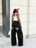 Plus Size Fashion Straight Jeans GYLN-0645