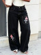 Plus Size Fashion Straight Jeans GYLN-0645