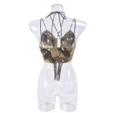 Sexy Camouflage Halterneck Sling Top GNZD-51152THD