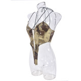Sexy Camouflage Halterneck Sling Top GNZD-51152THD