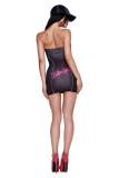 VIP1 Sexy Printed Strapless Mini Dress GKYS-3062
