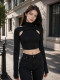 Solid Color Long Sleeve T Shirt GMKK-mkk7288