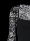 Lace Long Sleeve Hollow Out Top BLG-T5519236K