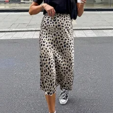 Fashion Printed Split Long Skirt GMKK-lt-88398