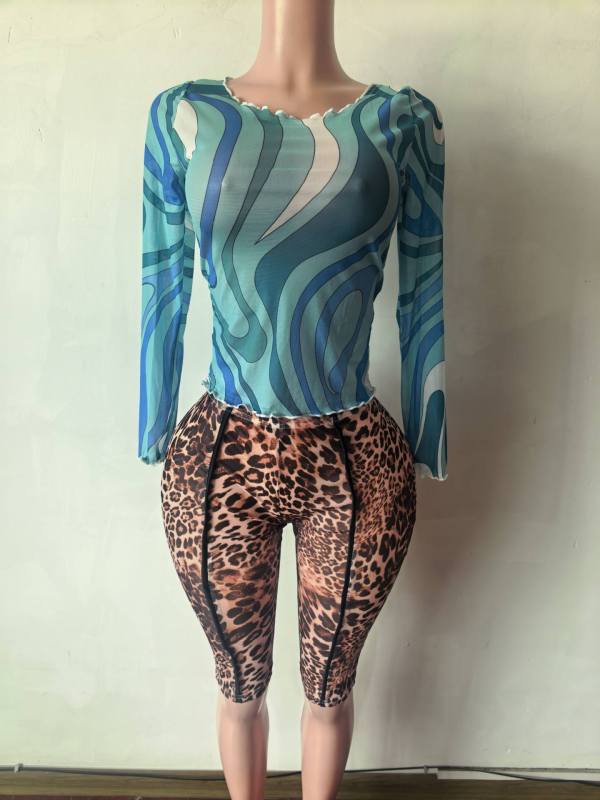 Pre Order: About 7 work days shipping Printed Long Sleeve Top YUEM-202688