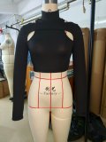 Solid Color Long Sleeve T Shirt GMKK-mkk7288