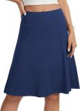 High Waist Solid Color Mid-skirts GMKK-mkk7330