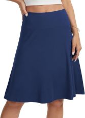 High Waist Solid Color Mid-skirts GMKK-mkk7330