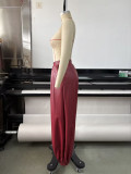 High Waist Loose Casual Leather Pants GHYX-TXY5503