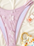 Sexy Printed Backless Bikinis 2 Piece Swimsuit CASF-6838