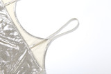 Mesh See Through Slash Neck Dress+Sling Bodysuit 2 Piece Set GZJQ-K6D16505A