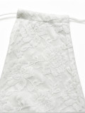 Hollow Out Backless Lace Romper SHD-8131