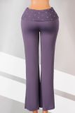 Solid Color Yoga Sport Micro Flare Pants GXIY-K26L2904