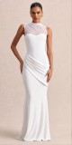 Mesh Patchwork Sleeveless Maxi Dress GADE-11432