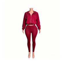 Casual Sport Long Sleeve Pants 2 Piece Set MEM-88725