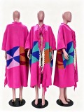 Casual Color Block Tassel Knits Coat TR-1373
