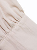 Loose Contrast Color Drawstring Shirt Dress HNIF-YF006