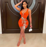 Sexy Sleeveless Bandage Dress GFCF-1507