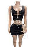 Sexy Sleeveless Bandage Dress GFCF-1507