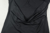 Solid Color Hollow Out Maxi Dress GJYO-JD305918