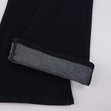 Fashion Retro Low Waist Flare Pants GPKJ-MR51948