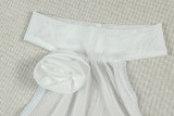 Solid Color Backless Mini Dress GJYO-JD305931