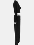 Contrast Color Long Sleeve Pants 2 Piece Set SFY-931