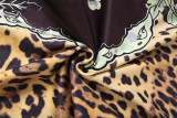 Leopard Printed Drawstring Pants GZJQ-K6P18191A