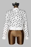 Long Sleeve Polka Dot Coat GXIY-K26L2926