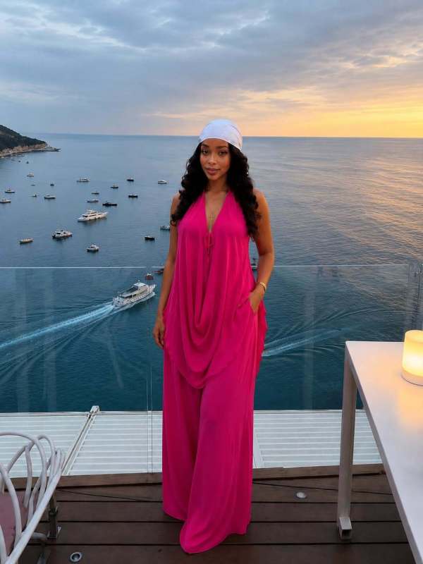 Solid Color Sleeveless Backless Pants Suit GFXI-fx971