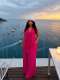 Solid Color Sleeveless Backless Pants Suit GFXI-fx971