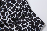Leopard Printed Hollow Out Jumpsuit GZJQ-K6Q18818A