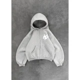 VIP1 Printed Hooded Sweatshirt Couple Coat GWHT-WY998
