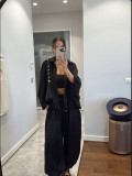 Long Sleeve Knits Loose Two Piece Pants Set GFXI-fx628