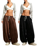 Casual Hot Drill Solid Color Pants OD-8796