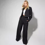 Long Sleeve Short Blazer Two Piece Pants Set GWHT-659
