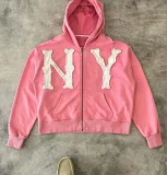 VIP1 Embroidered Loose Couple Hoodie Jacket GWHT-A2024626