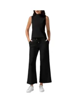 Solid Color Sleeveless Two Piece Pants Set GWHT-19