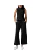 Solid Color Sleeveless Two Piece Pants Set GWHT-19