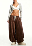 Casual Hot Drill Solid Color Pants OD-8796