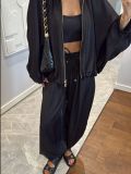 Long Sleeve Knits Loose Two Piece Pants Set GFXI-fx628