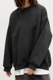 Solid Color Long Sleeve Sweatshirt GWHT-1946