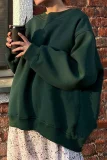 Solid Color Long Sleeve Sweatshirt GWHT-1946
